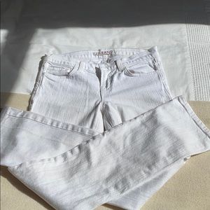 White JBrand straight leg jeans